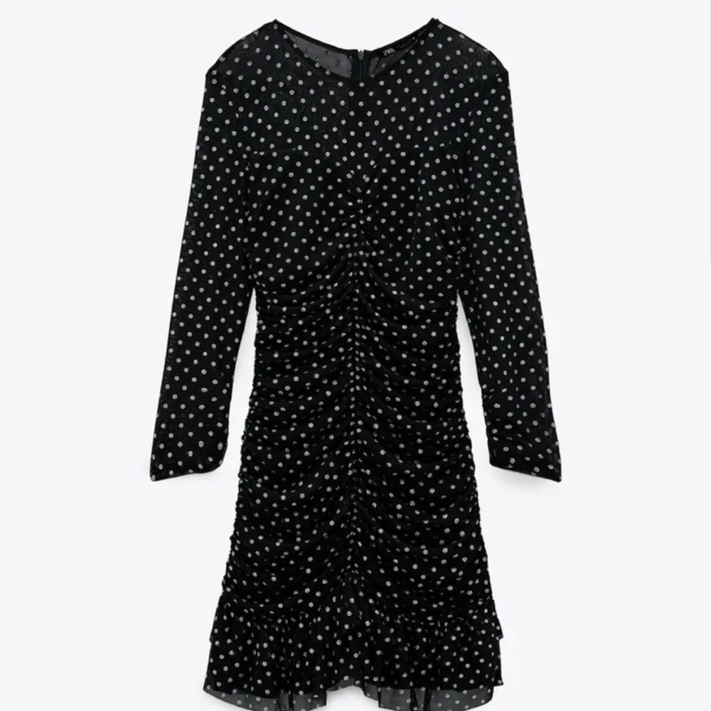 Zara Metallic Mini Dress